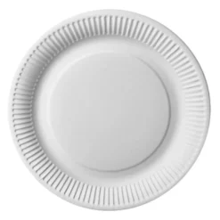 Papstar 50 Teller, Pappe "pure" rund Ø 26 cm weiss extra stark