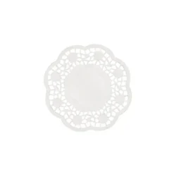Papstar 1000 Teller- und Tassendeckchen rund Ø 10 cm weiss