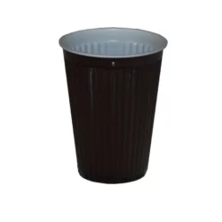 Papstar Thermo-Automatenbecher, Polystyrol, 0,18 l, braun/weiß - 100 Stk