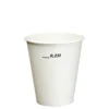 Papstar 100 Trinkbecher für Kaltgetränke, Pappe 0,25 l Ø 8,97 cm x H: 10 cm weiss