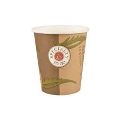 Papstar 50 Trinkbecher, Pappe "To Go" 0,2 l Ø 8 cm x H: 9,1 cm