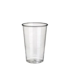 Papstar 100 Trinkbecher, PP 0,3 l Ø 7,8 cm x H: 11,3 cm transparent