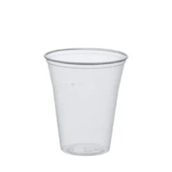 Papstar 75 Trinkbecher, PS 0,3 l Ø 9,5 cm x H: 11 cm klar mit Schaumrand