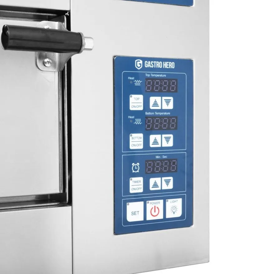 Pizzaofen ECO Digital 6+6x34cm breit