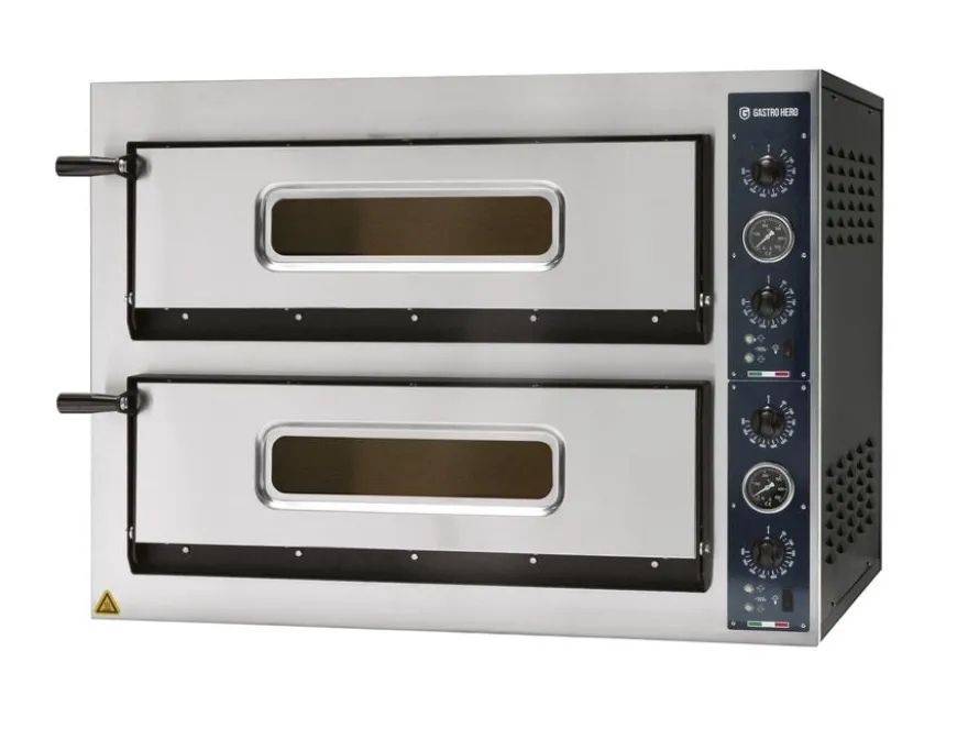 Pizzaofen PROFI PLUS 6+6x36 cm Vollschamott