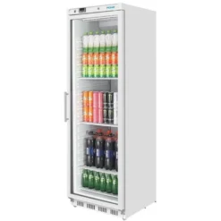 Polar C-Serie Lagerkühlschrank 400 Liter mit Glastür, weiß