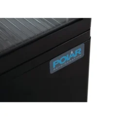 Polar C-Serie Tischkühlvitrine 68 Liter mit gebogener Tür, schwarz