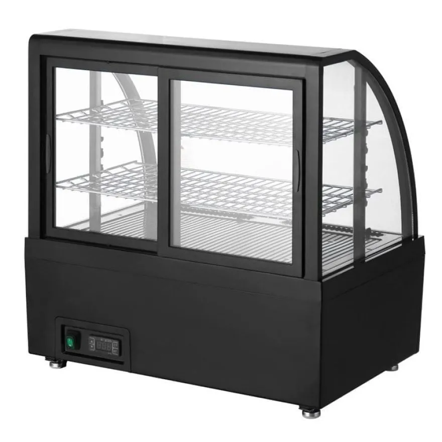 Polar C-Serie Tischkühlvitrine 100 Liter schwarz
