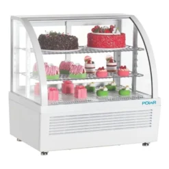 Polar C-Serie Tischkühlvitrine 100 Liter weiß