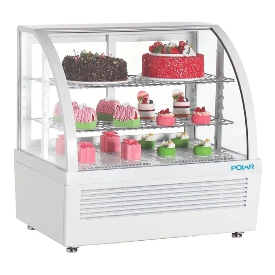 Polar C-Serie Tischkühlvitrine 100 Liter weiß