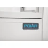 Polar C-Serie Tischkühlvitrine 68 Liter mit gebogener Tür, weiß