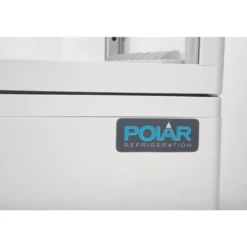 Polar C-Serie Tischkühlvitrine 68 Liter mit gebogener Tür, weiß