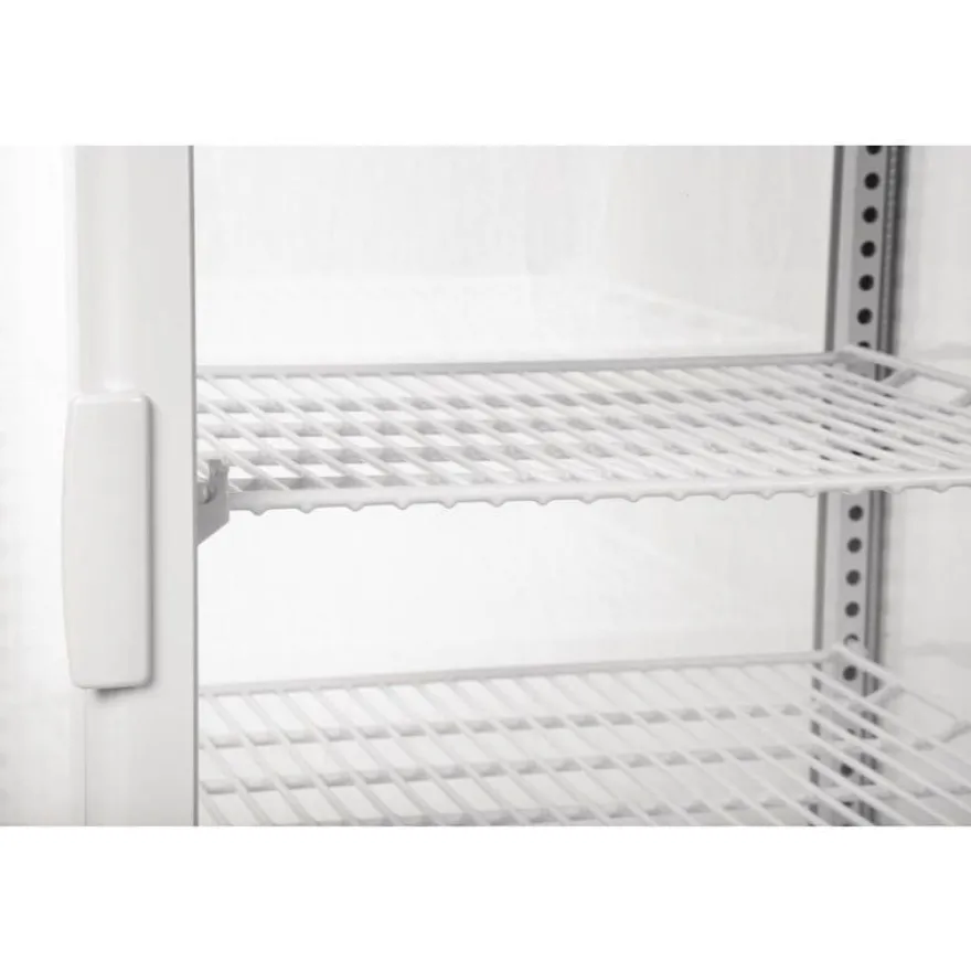 Polar C-Serie Tischkühlvitrine 68 Liter mit gebogener Tür, weiß
