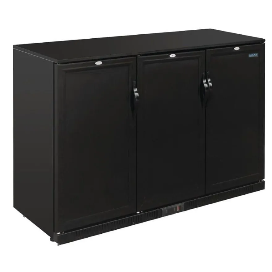 Polar G-Serie Barkühlschrank mit 3 verdeckten Klapptüren 330 Liter