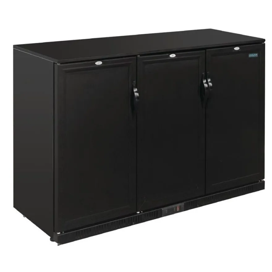 Polar G-Serie Barkühlschrank mit 3 verdeckten Klapptüren 330 Liter