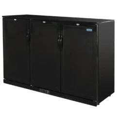 Polar G-Serie Barkühlschrank mit 3 verdeckten Klapptüren 330 Liter