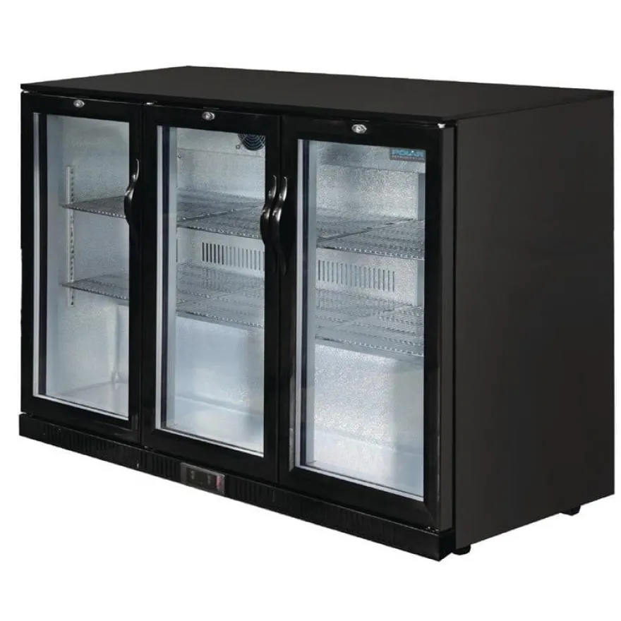 Polar G-Serie Barkühlschrank mit 3 Klapptüren 330 Liter