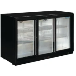 Polar G-Serie Barkühlschrank mit 3 Schiebetüren 330 Liter