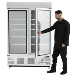 Polar G-Serie Gefrierschrank 920 Liter mit Glastür, weiß