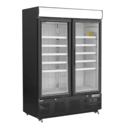 Polar G-Serie Gefrierschrank 920 Liter mit Glastür, schwarz