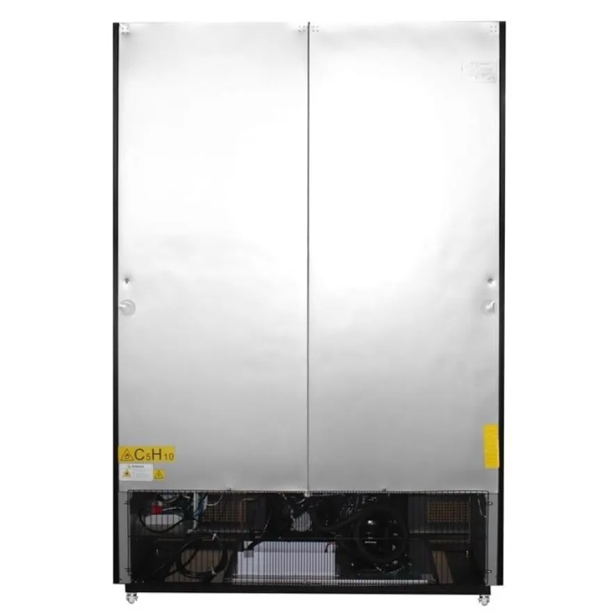 Polar G-Serie Gefrierschrank 920 Liter mit Glastür, schwarz