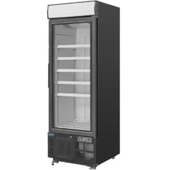Polar G-Serie Gefrierschrank 412 Liter mit Glastür, schwarz