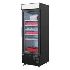 Polar G-Serie Gefrierschrank 412 Liter mit Glastür, schwarz