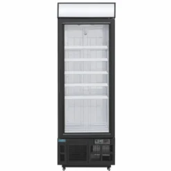 Polar G-Serie Gefrierschrank 412 Liter mit Glastür, schwarz