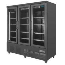Polar G-Serie Gefrierschrank 1156 Liter mit Glastür, 3-türig, schwarz