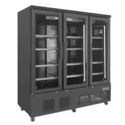 Polar G-Serie Gefrierschrank 1156 Liter mit Glastür, 3-türig, schwarz