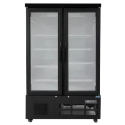 Polar G-Serie Gefrierschrank 744 Liter mit Glastür, 2-türig, schwarz
