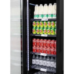 Polar G-Serie Getränkekühlschrank 744 Liter 2-türig, schwarz