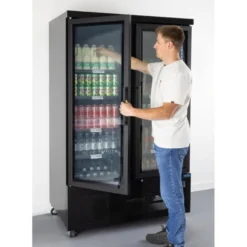 Polar G-Serie Getränkekühlschrank 744 Liter 2-türig, schwarz