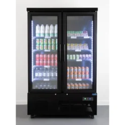 Polar G-Serie Getränkekühlschrank 744 Liter 2-türig, schwarz