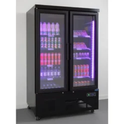 Polar G-Serie Getränkekühlschrank 744 Liter 2-türig, schwarz