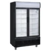 Polar G-Serie Getränkekühlschrank 950 Liter mit 2 Klapptüren, schwarz