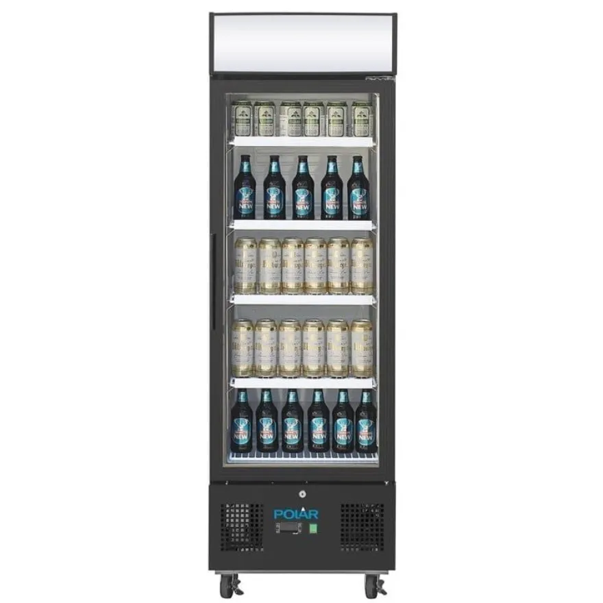 Polar G-Serie Getränkekühlschrank 218 Liter, schwarz