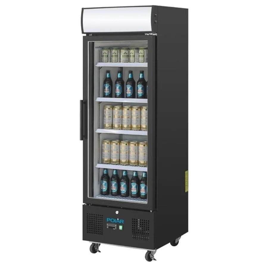 Polar G-Serie Getränkekühlschrank 218 Liter, schwarz
