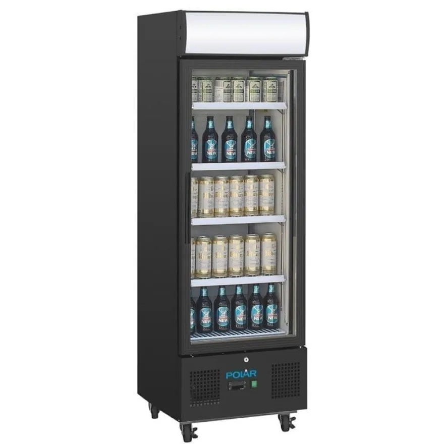 Polar G-Serie Getränkekühlschrank 218 Liter, schwarz