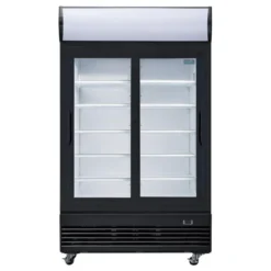 Polar G-Serie Getränkekühlschrank 950 Liter mit 2 Schiebetüren, schwarz