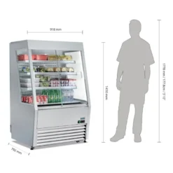 Polar G-Serie Multideck-Wandkühlregal 918mm