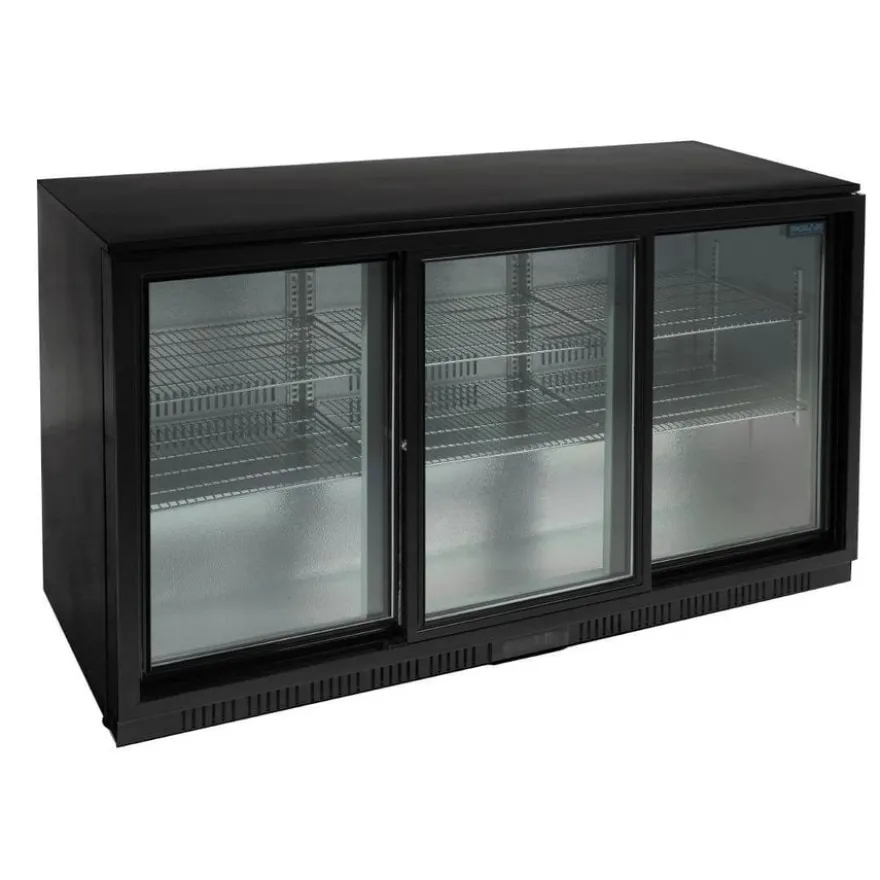 Polar G-Serie Niedriges Modell Barkühlung Drei Schiebetüren 320L