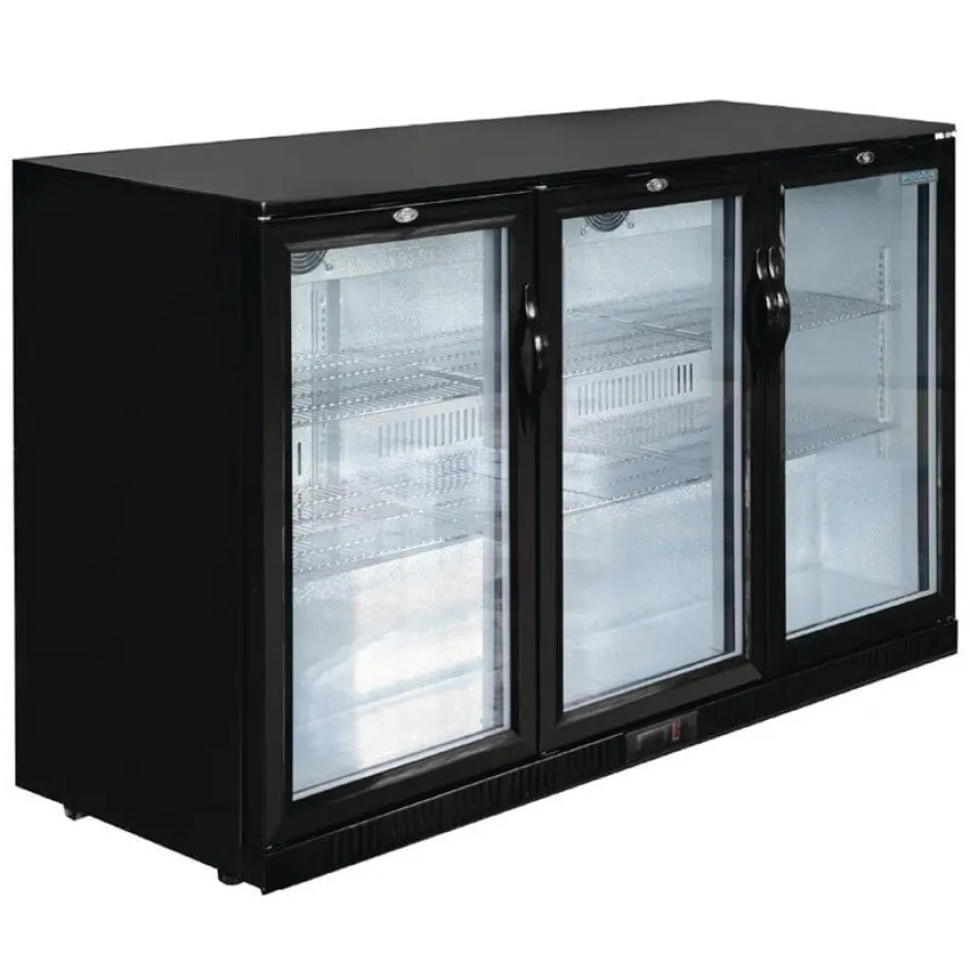 Polar G-Serie niedriges Modell Barkühlung drei Schwingtüren 320L