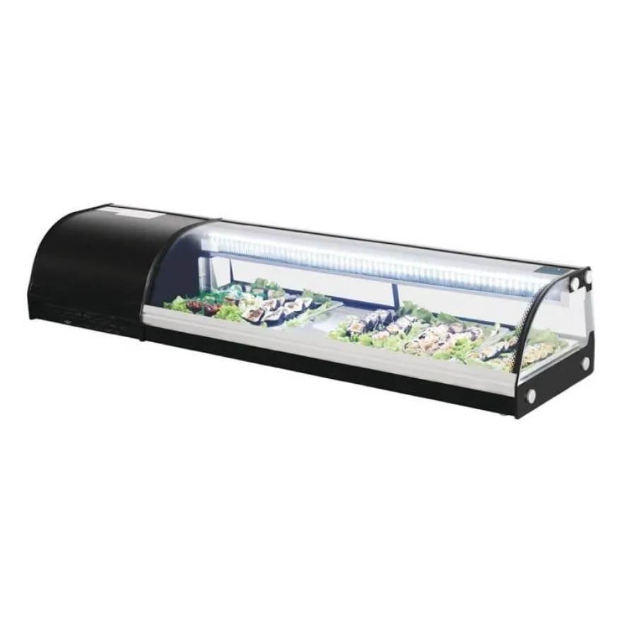Polar G-Serie Sushi-Kühlvitrine 150cm