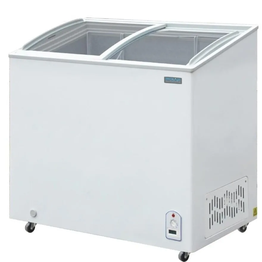 Polar G-Serie Tiefkühltruhe 200 Liter mit Glasschiebedeckel