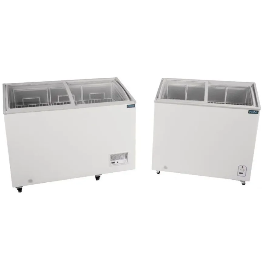 Polar G-Serie Tiefkühltruhe 200 Liter mit Glasschiebedeckel