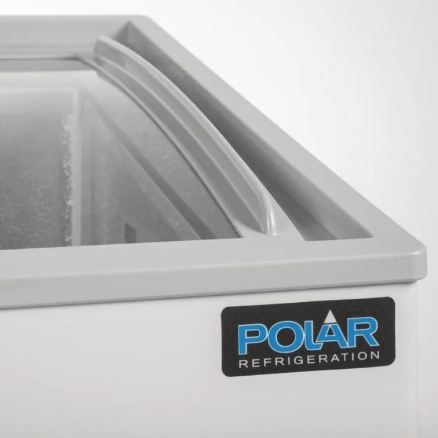 Polar G-Serie Tiefkühltruhe 200 Liter mit Glasschiebedeckel
