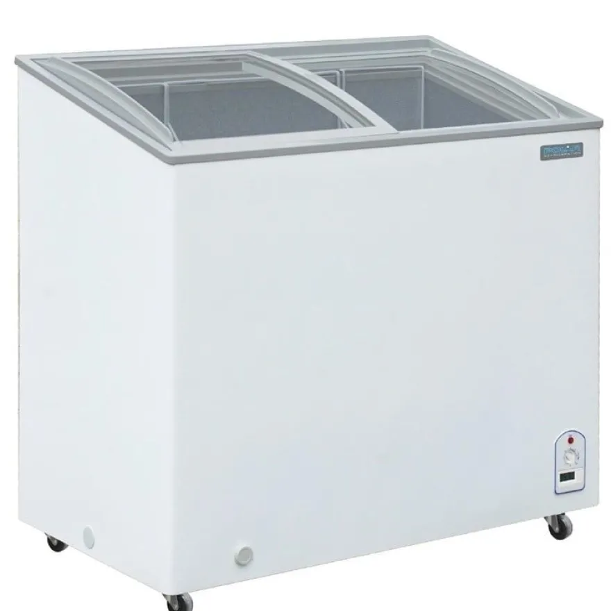 Polar G-Serie Tiefkühltruhe 200 Liter mit Glasschiebedeckel