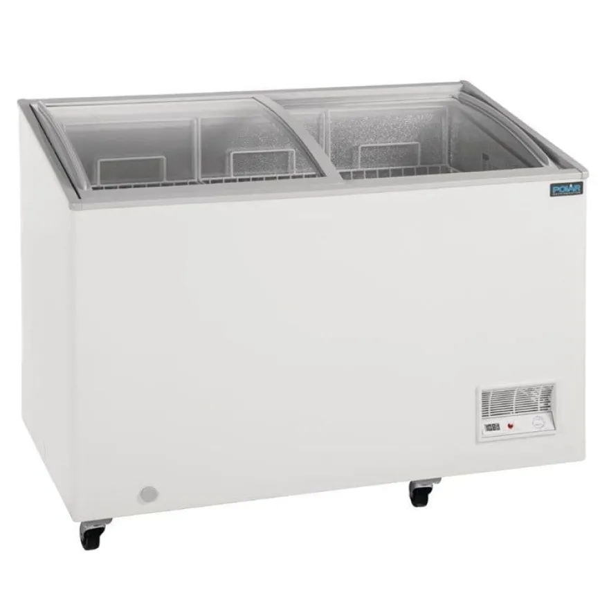 Polar G-Serie Tiefkühltruhe 270 Liter mit Glasschiebedeckel