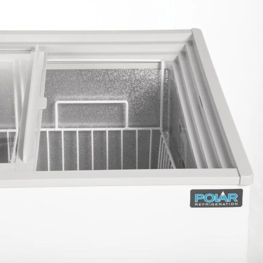 Polar G-Serie Tiefkühltruhe 270 Liter mit Glasschiebedeckel
